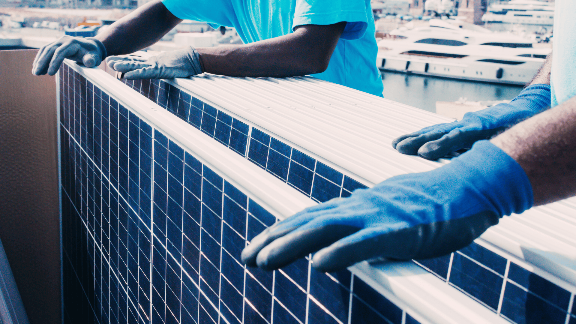 Solar panel manufacturing facility